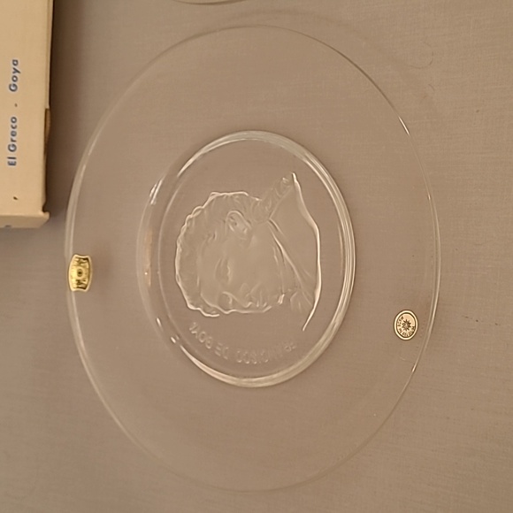 Limited Edition El Greco & Francisco De Goya Crystal Plates - Picture 3 of 8